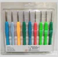 طقم 9 سنارات كروشيه طبيه