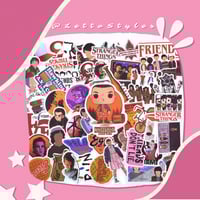 ملصقات سترينجر ثينقز 50 قطعة