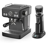 ماكينة القهوة الاحترافية + مطحنة احترافية