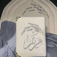 طقم لافندر فضي مع رمادي