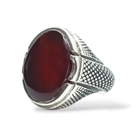 خاتم عقيق يماني صياغة عارف