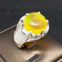 خاتم اوبال اصفر صياغة مميزة