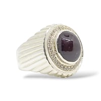 خاتم جارنيت نجمي