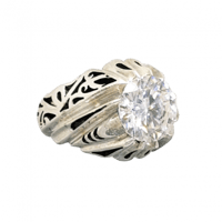 خاتم موزنايت بصلابة الالماس