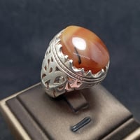 خاتم عقيق يماني كبدي