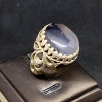 خاتم عقيق يماني مصور