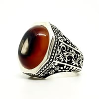 خاتم عقيق يماني صياغة (عارف)