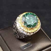 خاتم موزنايت صياغة يدوية