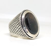 خاتم عقيق طبيعي