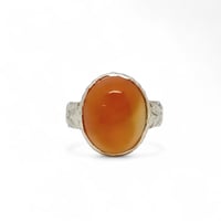 خاتم عقيق طبيعي