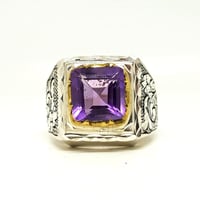 خاتم جمشت اماتيست طبيعي بشهادة