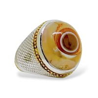 خاتم عقيق سليماني صياغة عباسيA