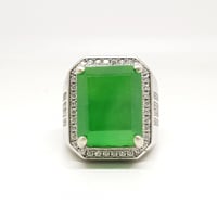 خاتم جاد بورمي بشهادة IAGL