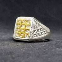 خاتم الماس بشهادة معتمدة