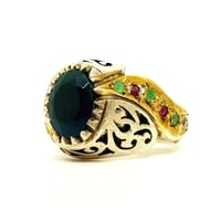 خاتم اوبال طبيعي بشهادة