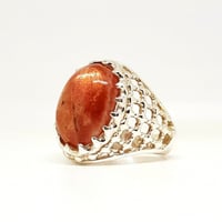 خاتم حجر الشمس صياغة يدوية