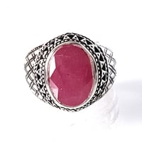 خاتم ياقوت افريقي طبيعي