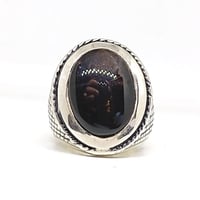 خاتم عقيق طبيعي