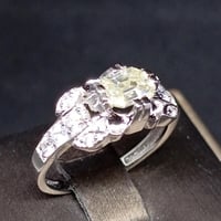 خاتم موزنايت 2 قيراط