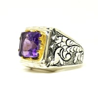 خاتم جمشت اماتيست طبيعي بشهادة