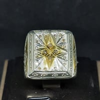 خاتم الماس بشهادة معتمدة