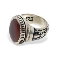 خاتم عقيق يماني صياغة عارف