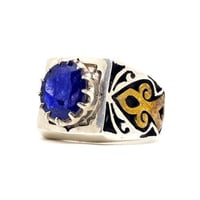 خاتم زفير طبيعي صياغة (شاهر)