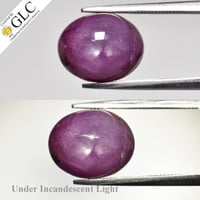 حجر ياقوت بورمي (8.3) قيراط بشهادة GLC