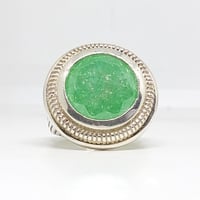 خاتم زمرد صياغة يدوية