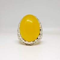 خاتم عقيق طبيعي