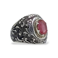 خاتم ياقوت افريقي صياغة (جراح)