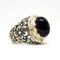 خاتم اوبال مرصع ألماس بشهادة