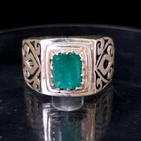 خاتم زمرد زامبي بشهادة (تيموري)