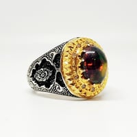 خاتم اوبال مع ألماس بشهادة (عباسيR)