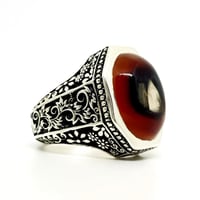 خاتم عقيق يماني صياغة (عارف)