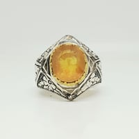 خاتم زفير اصفر بشهادة (محمدي)