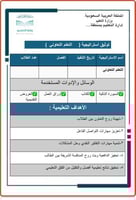 تقرير (التعلم التعاوني والعصف الذهني وجدول التعلم...
