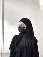 عرض نقابين نظارة + طرحتين بندانة