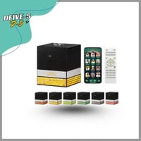 مبخرة قابلة لإعادة الشحن على شكل الكعبة مع مكبر صو...