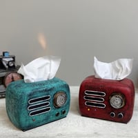 راديو سيراميك اخضر انتيك للمناديل