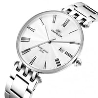 ساعة رجاليه من لويس مارتن اللون الفضي