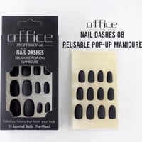 اظافر اوفيس مطفي مخملي لصق ذاتي - 08