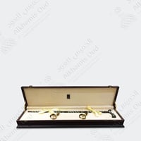 عكاز مطعم بالكهرمان والأحجار الكريمة D8005