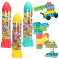 لعبة صاروخ مكعبات البناء التعليمية ( صاروخ واحد )...