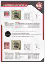 مروحة شفط حديد THM جميع المقاسات