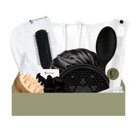 بوكس الادوات الذهبي للشعر الويفي والكيرلي