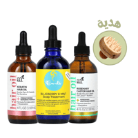 البكج الذهبي لتطويل وتكثيف الشعر الكيرلي