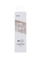 سماعات أذن نظام هاي فاي HI-FI باللون الفضي