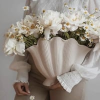 فازة صدفه كبيره سيراميك