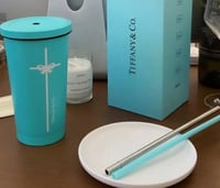 كوب تيفاني حافظ للبروده بشعار الماركه